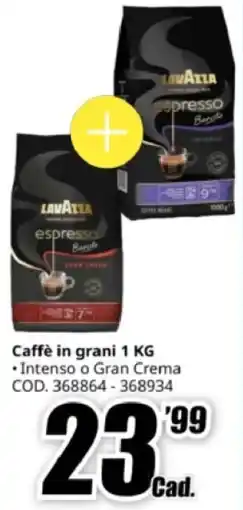 MediaWorld Lavazza Caffè in grani offerta