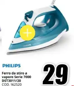 MediaWorld PHILIPS Ferro da stiro a vapore Serie 7000 DST3011/20 offerta
