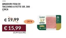 Prezzemolo e Vitale Amadori fesa di tacchino a fette circa offerta