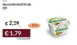 Prezzemolo e Vitale Vallelata ricotta offerta