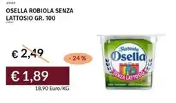 Prezzemolo e Vitale Osella robiola senza lattosio offerta