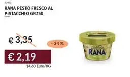 Prezzemolo e Vitale Rana pesto fresco al pistacchio offerta