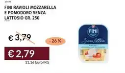 Prezzemolo e Vitale Fini ravioli mozzarella e pomodoro senza lattosio offerta