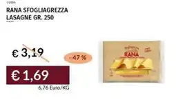 Prezzemolo e Vitale Rana sfogliagrezza lasagne offerta