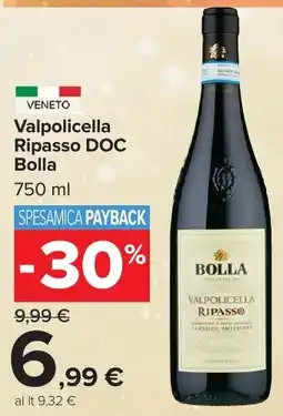 Carrefour Market Valpolicella Ripasso DOC Bolla offerta