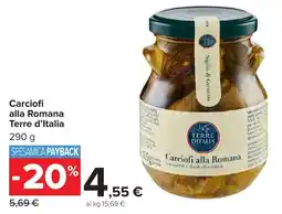 Carrefour Market Carciofi alla Romana Terre d'Italia offerta