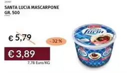 Prezzemolo e Vitale Santa lucia mascarpone offerta