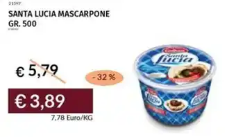 Prezzemolo e Vitale Santa lucia mascarpone offerta