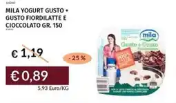 Prezzemolo e Vitale Mila yogurt gusto + gusto fiordilatte e cioccolato offerta