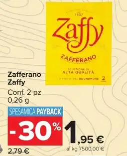 Carrefour Market Zafferano Zaffy offerta