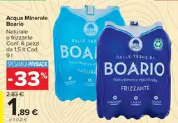 Carrefour Market Acqua Minerale Boario offerta