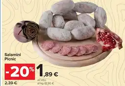 Carrefour Market Salamini Picnic offerta