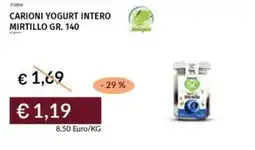 Prezzemolo e Vitale Carioni yogurt intero mirtillo offerta