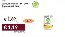 Prezzemolo e Vitale Carioni yogurt intero banana offerta