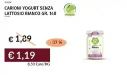 Prezzemolo e Vitale Carioni yogurt senza lattosio bianco offerta