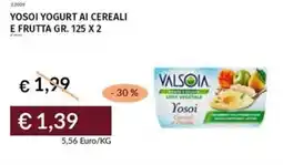 Prezzemolo e Vitale Yosoi yogurt ai cereali e frutta offerta