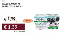 Prezzemolo e Vitale Valsoia yosoi al mirtillo offerta