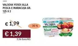 Prezzemolo e Vitale Valsoia yosoi alla pesca e maracuja offerta