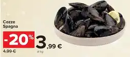 Carrefour Market Cozze Spagna offerta