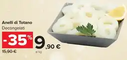 Carrefour Market Anelli di Totano Decongelati offerta