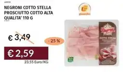 Prezzemolo e Vitale Negroni cotto stella prosciutto cotto alta qualita offerta