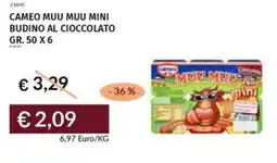 Prezzemolo e Vitale Cameo muu muu mini budino al cioccolato offerta