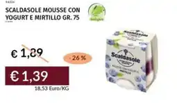Prezzemolo e Vitale Scaldasole mousse con yogurt e mirtillo offerta