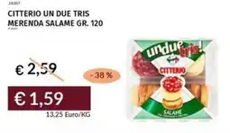Prezzemolo e Vitale Citterio un due tris merenda salame offerta