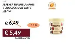Prezzemolo e Vitale Alpeker franui lamponi e cioccolato al latte offerta