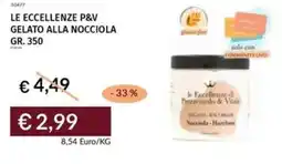 Prezzemolo e Vitale Le eccellenze p&v gelato alla nocciola offerta