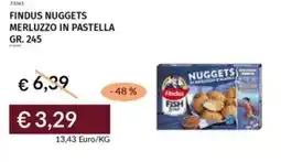 Prezzemolo e Vitale Findus nuggets merluzzo in pastella offerta