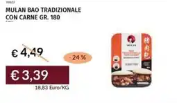 Prezzemolo e Vitale Mulan bao tradizionale con carne offerta