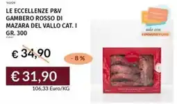 Prezzemolo e Vitale Le eccellenze p&v gambero rosso di mazara del vallo cat. i offerta