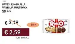 Prezzemolo e Vitale Pavesi ringo alla vaniglia multipack offerta