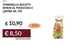 Prezzemolo e Vitale Tumminello biscotti ripieni al pistacchio e limone offerta