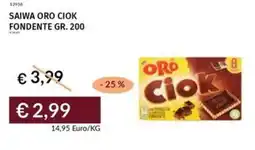 Prezzemolo e Vitale Saiwa oro ciok fondente offerta