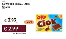 Prezzemolo e Vitale Saiwa oro ciok al latte offerta