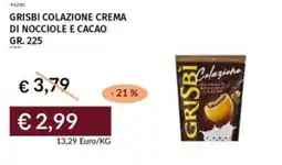Prezzemolo e Vitale Grisbi colazione crema di nocciole e cacao offerta