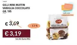 Prezzemolo e Vitale Gilli mini muffin vaniglia cioccolato offerta
