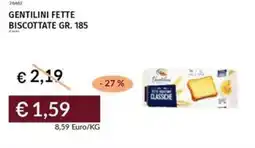 Prezzemolo e Vitale Gentilini fette biscottate offerta