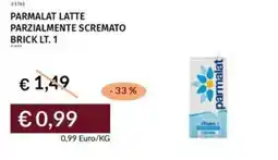 Prezzemolo e Vitale Parmalat latte parzialmente scremato brick offerta