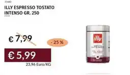 Prezzemolo e Vitale Illy espresso tostato intenso offerta