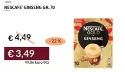 Prezzemolo e Vitale Nescafe' ginseng offerta