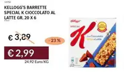 Prezzemolo e Vitale Kellogg's barrette special k cioccolato al latte offerta