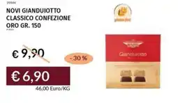 Prezzemolo e Vitale Novi gianduiotto classico confezione oro offerta