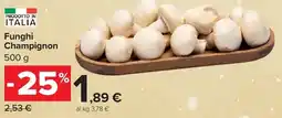 Carrefour Market Funghi Champignon offerta