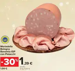 Carrefour Market Mortadella Bologna Bonomia IGP con Pistacchi offerta