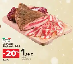 Carrefour Market Guanciale Stagionato Salpi offerta