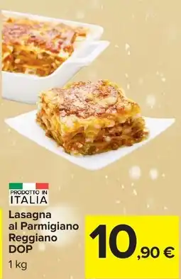 Carrefour Market Lasagna al Parmigiano Reggiano DOP offerta