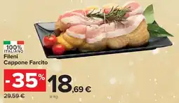 Carrefour Market Fileni Cappone Farcito offerta